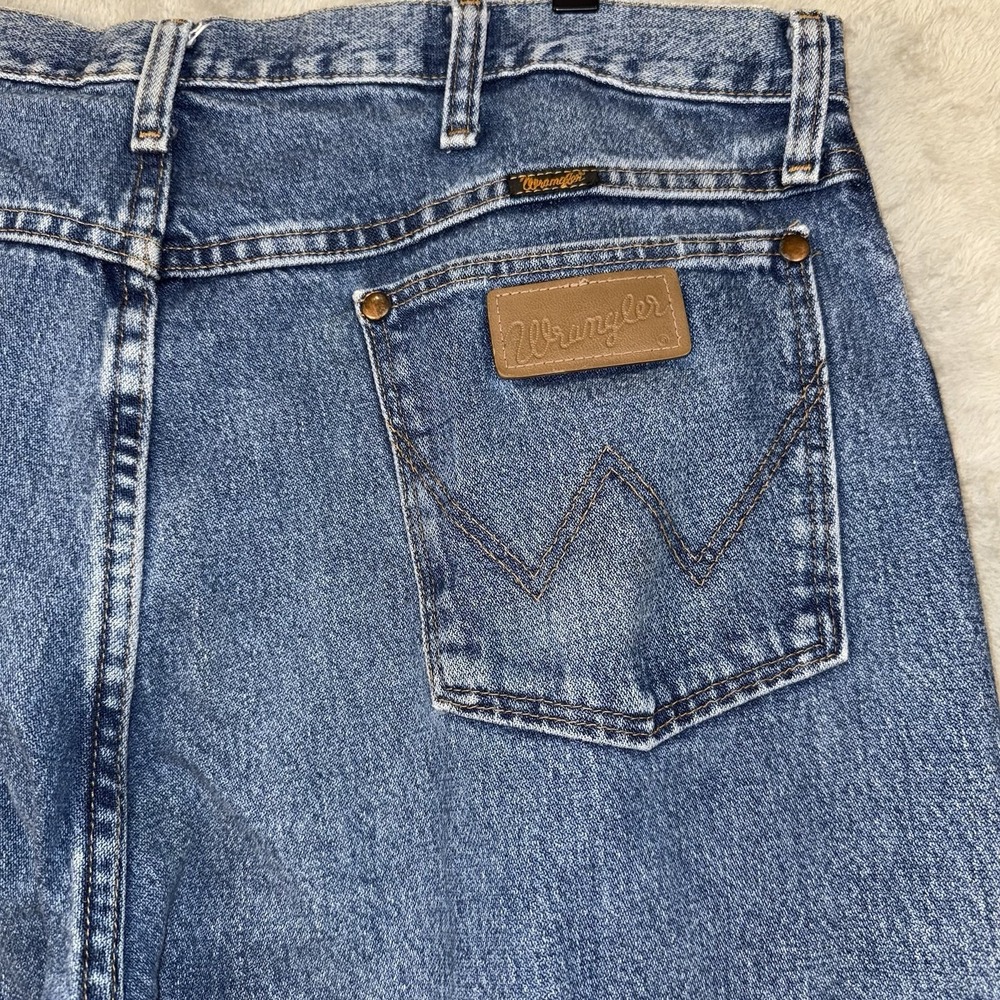 Wrangler Jeans Cowboy Cut 13MWZGK Denim Blue Men's 38x34 (Fit 38x33) Western